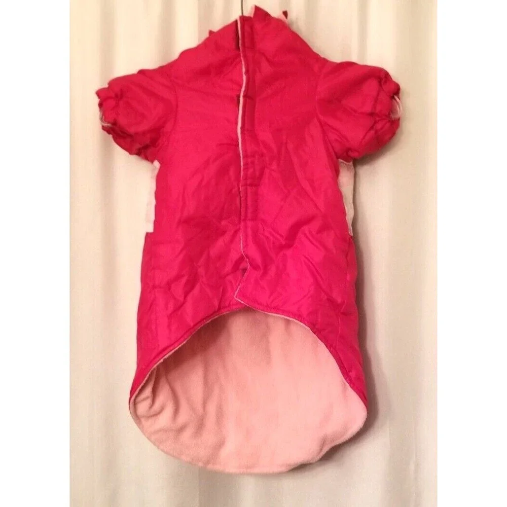 Artic Dog WInter Parka Removeable Hood Red  & Pink Zac & Zoey New TAGS Size XL